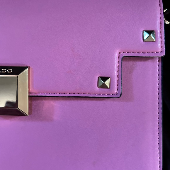 Aldo Pink Satchel with Braided Handle - Picture 8 of 9